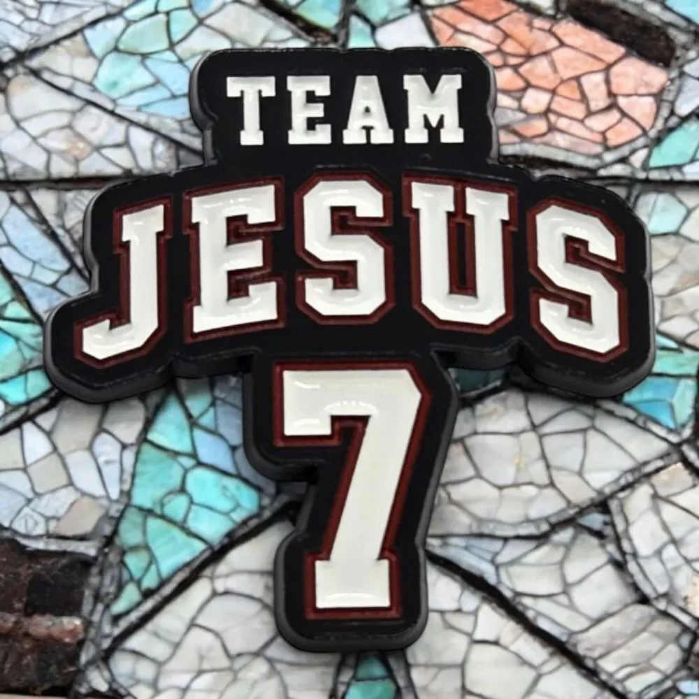 Team Jesus Christian Pin Religious Cross Jewelry Inspirational Faith Novelty New
